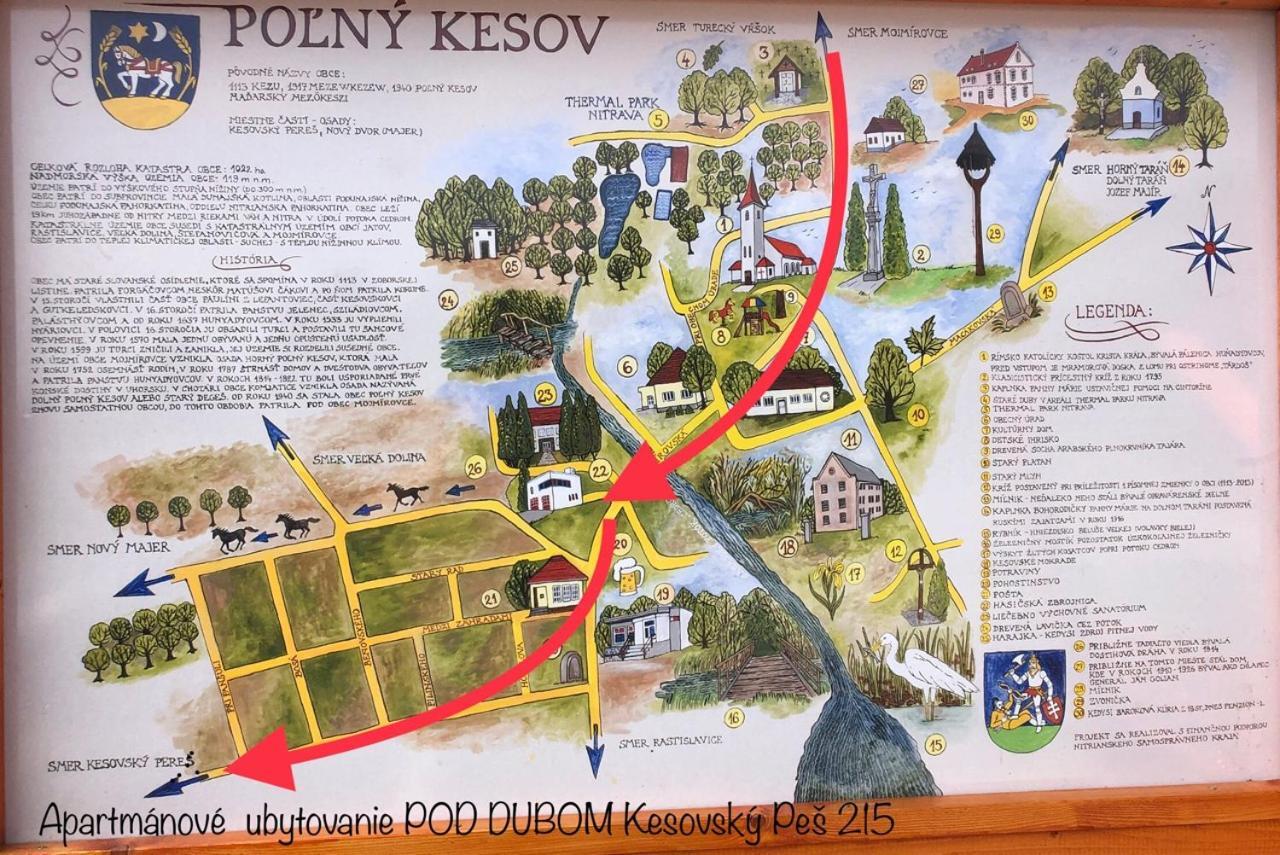 Apartmanove Ubytovanie Pod Dubom Polny Kesov Zewnętrze zdjęcie